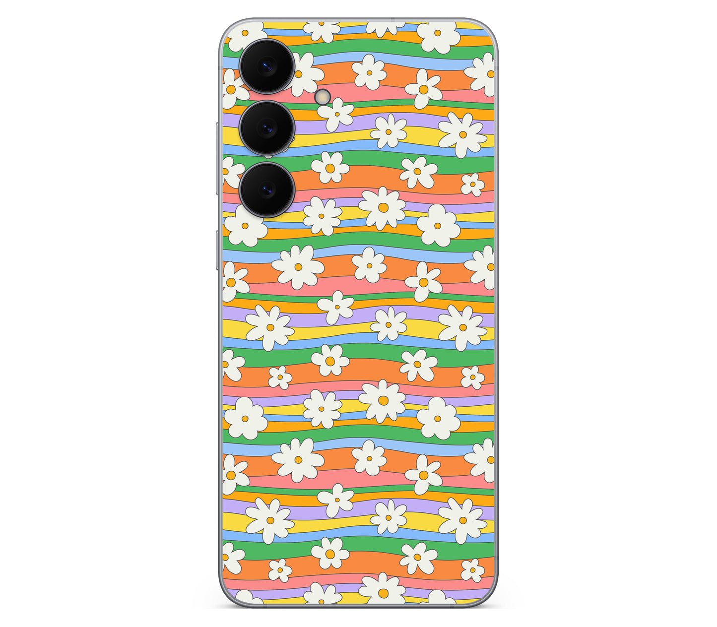 Galaxy S25 FE skin, Daisy Drift, back skin