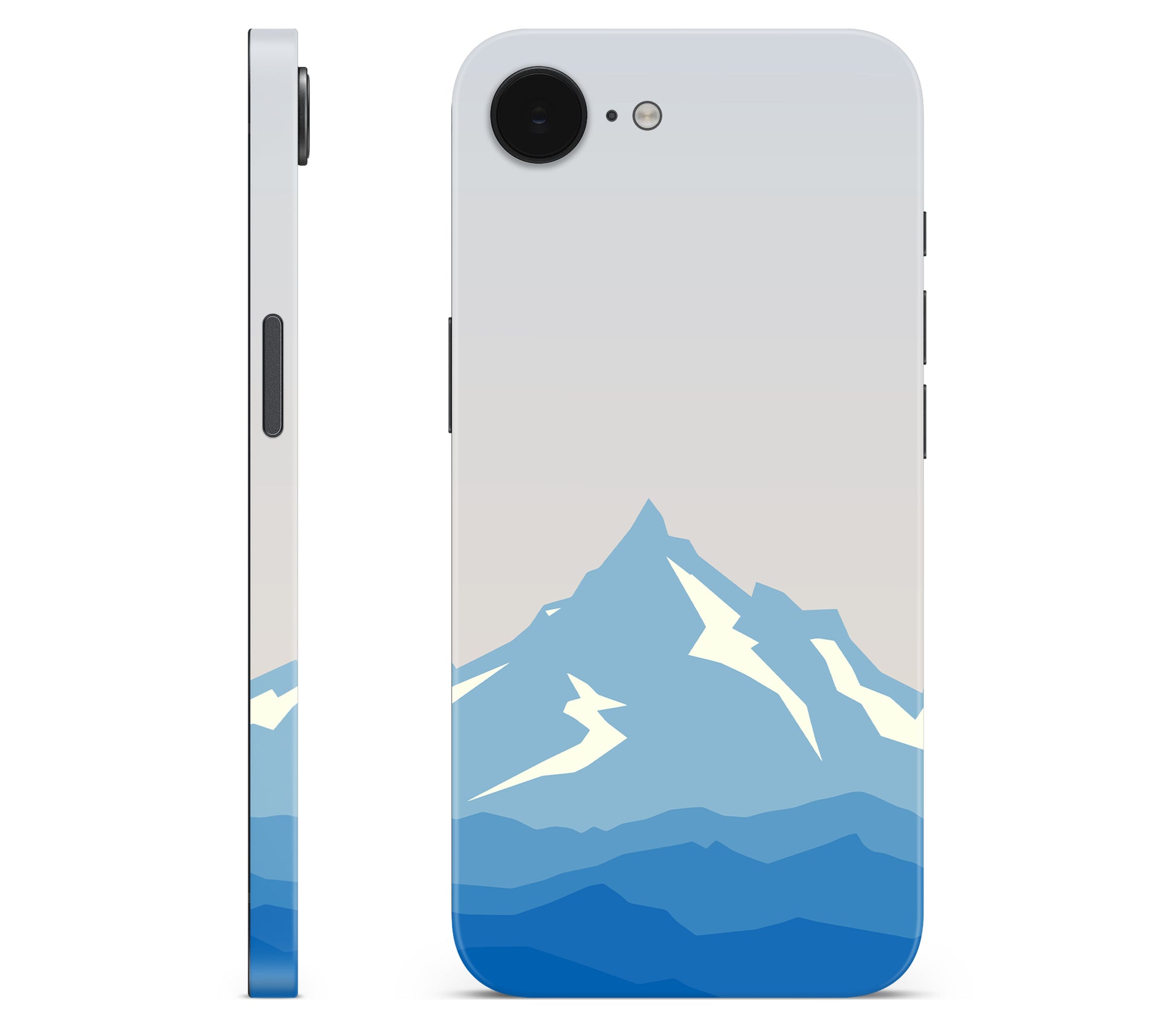 iPhone 16e skin, Everest, full wrap without logo cutout