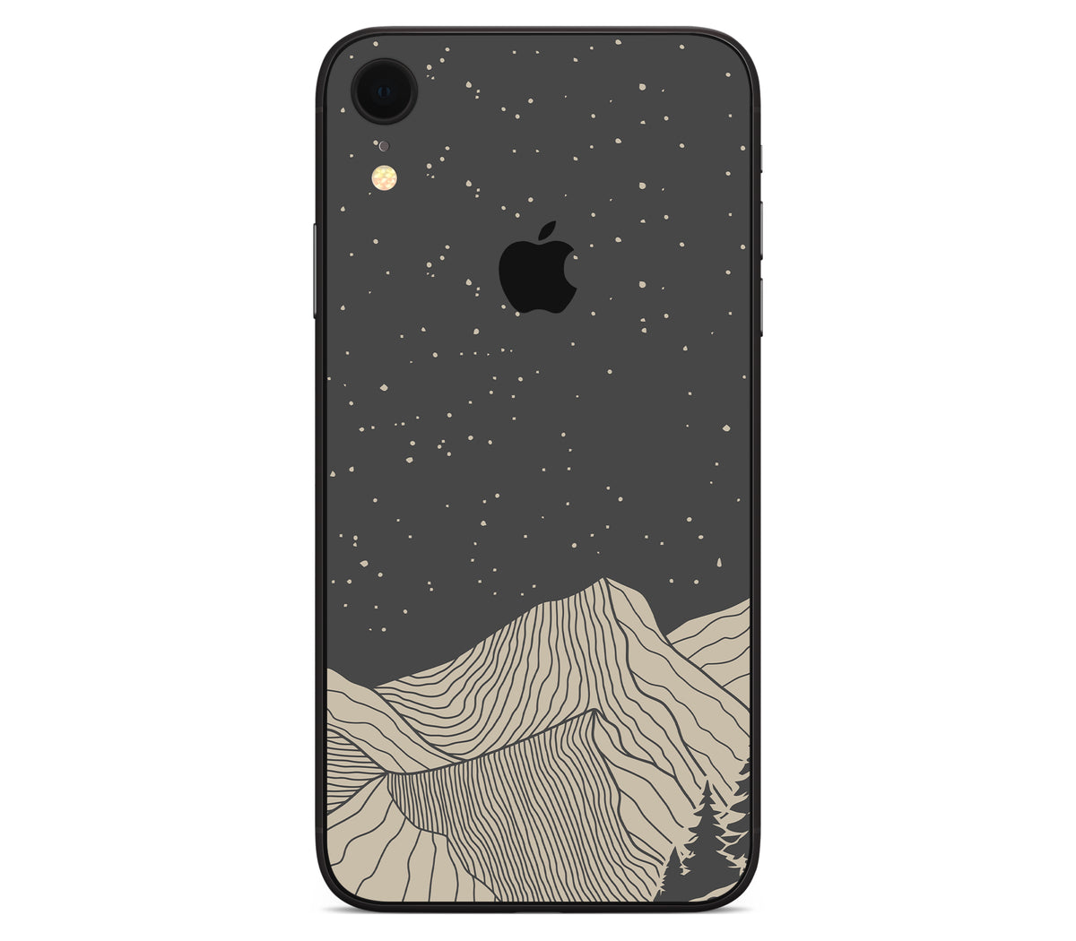 iPhone XR skin, Nightline, back skin with logo cutout
