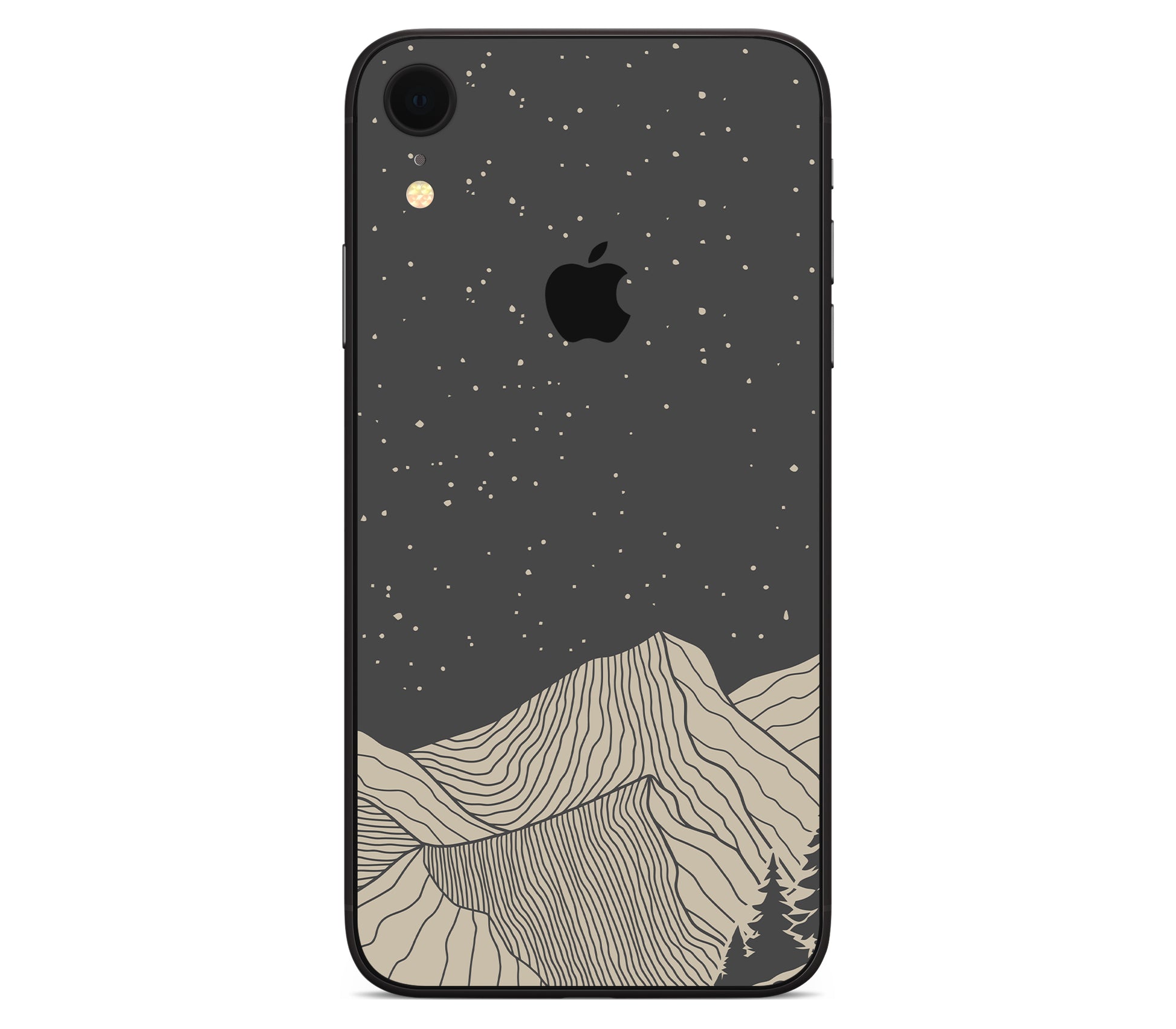 iPhone XR skin, Nightline, back skin with logo cutout