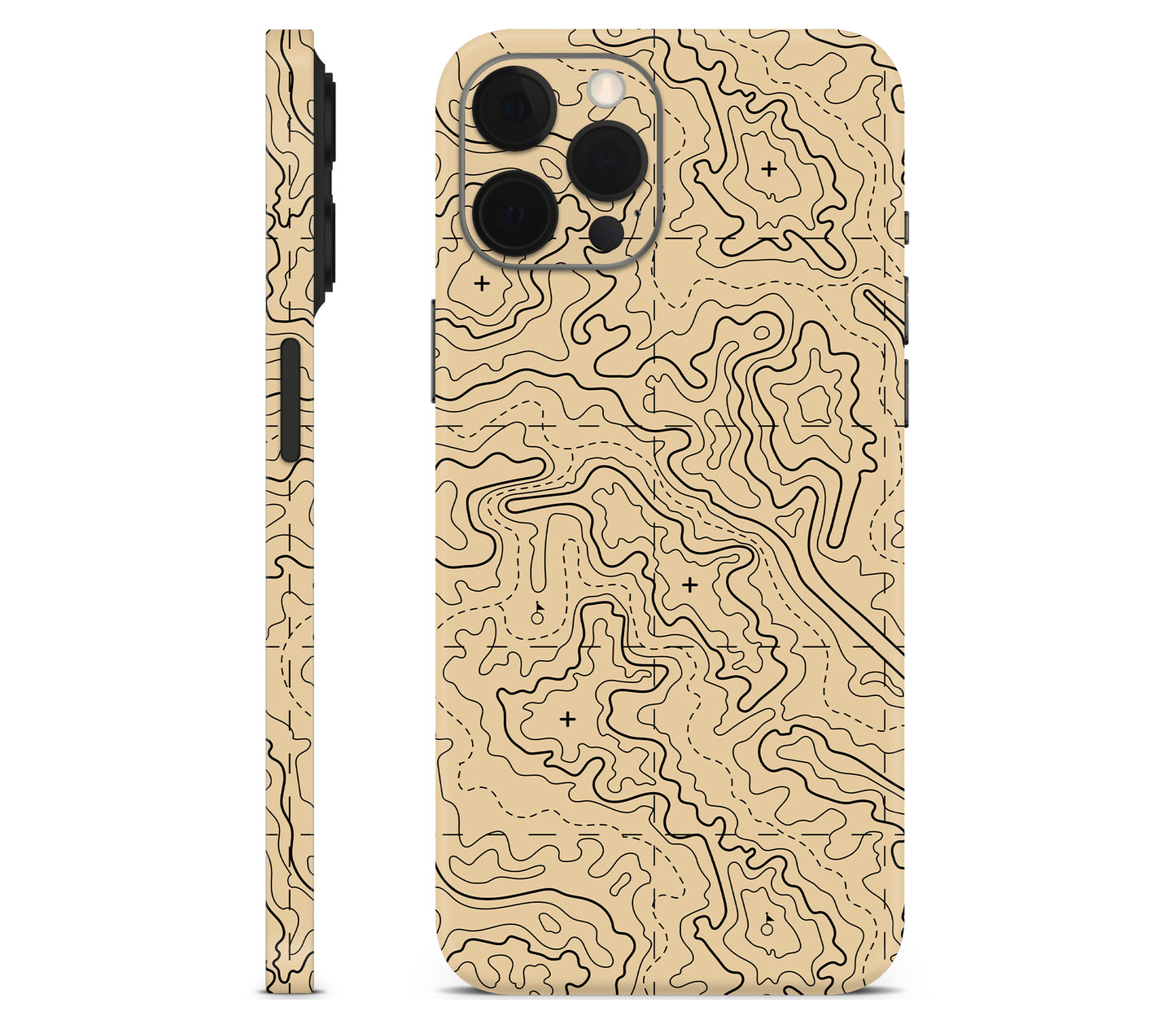 iPhone 12 Pro Max skin, Lockdown (Sandline), full wrap without logo cutout