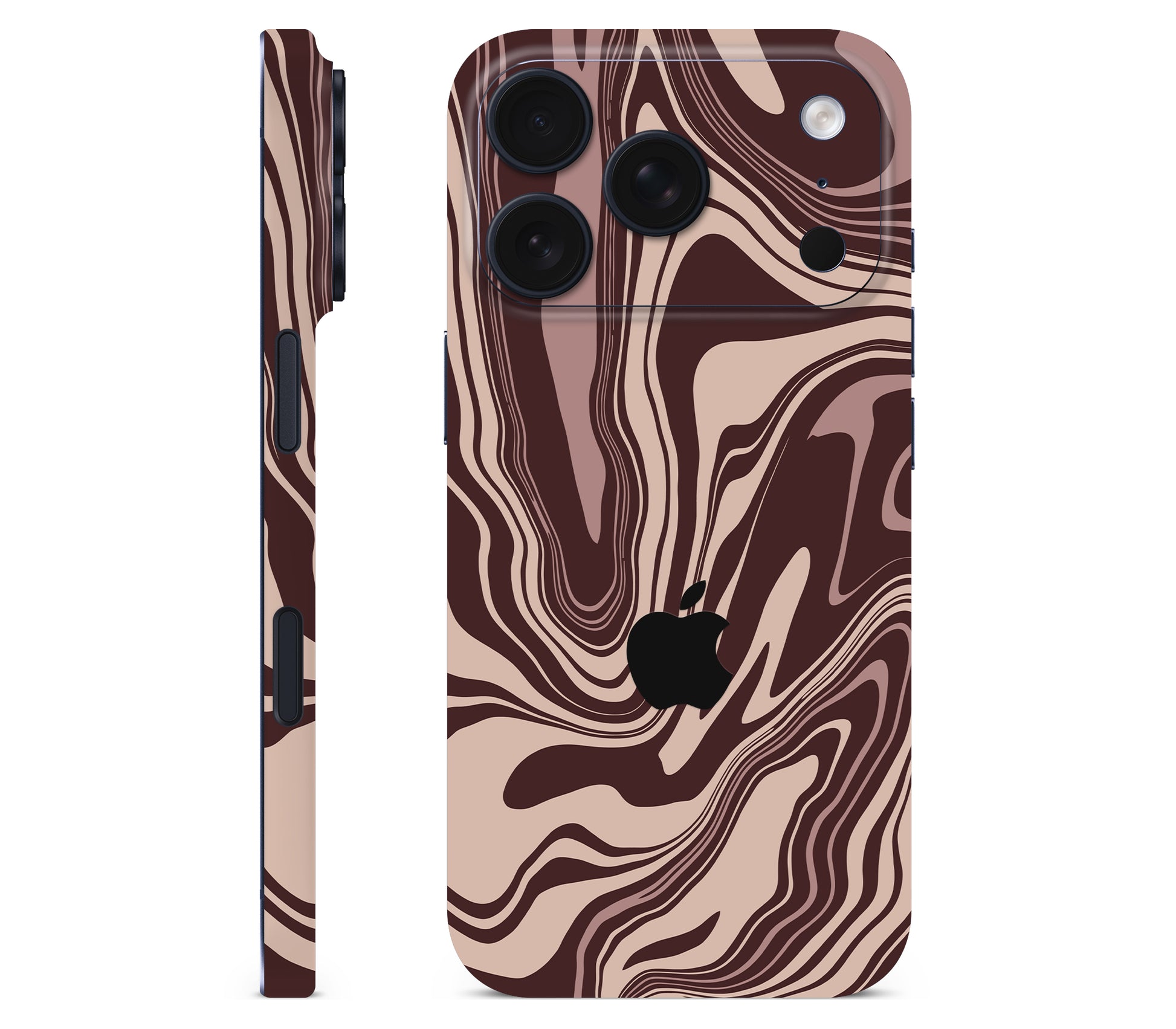 iPhone 17 Pro Max skin, Vertigo (Fever), full wrap with logo cutout