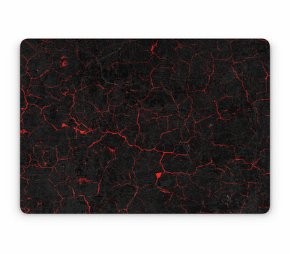 MacBook Pro 16" (2024, M4) skin, Hellcrack, top skin without logo cutout