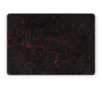 MacBook Air 15" (2023, M2) skin, Hellcrack, top skin without logo cutout