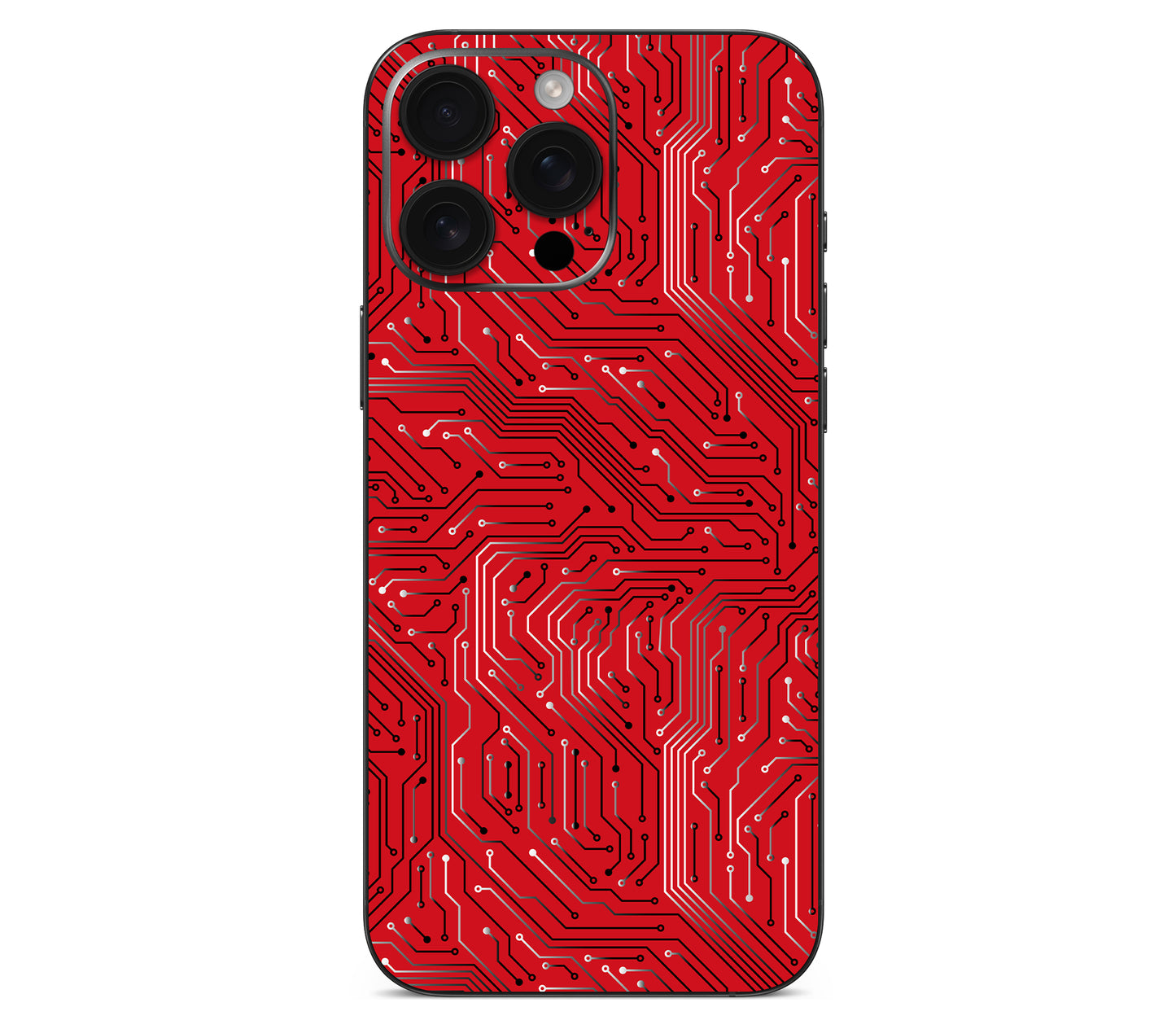 iPhone 16 Pro Max skin, REDLINE, back skin without logo cutout