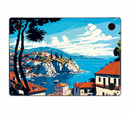 MacBook Pro 14" (2025, M5) skin, Coastal Clouds, bottom skin