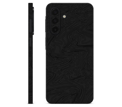 Galaxy A17 skin, Black Ice, view 2