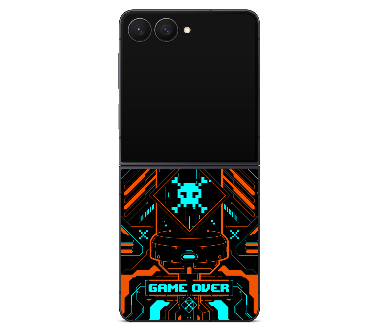 Galaxy Z Flip 7 skin, Fatal Error, back skin