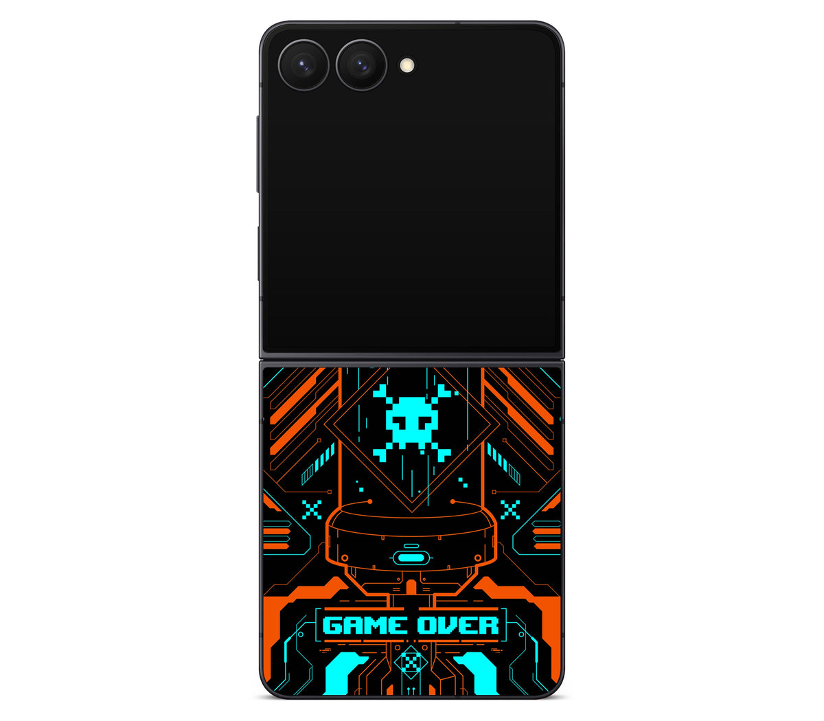 Galaxy Z Flip 8 skin, Fatal Error, back skin