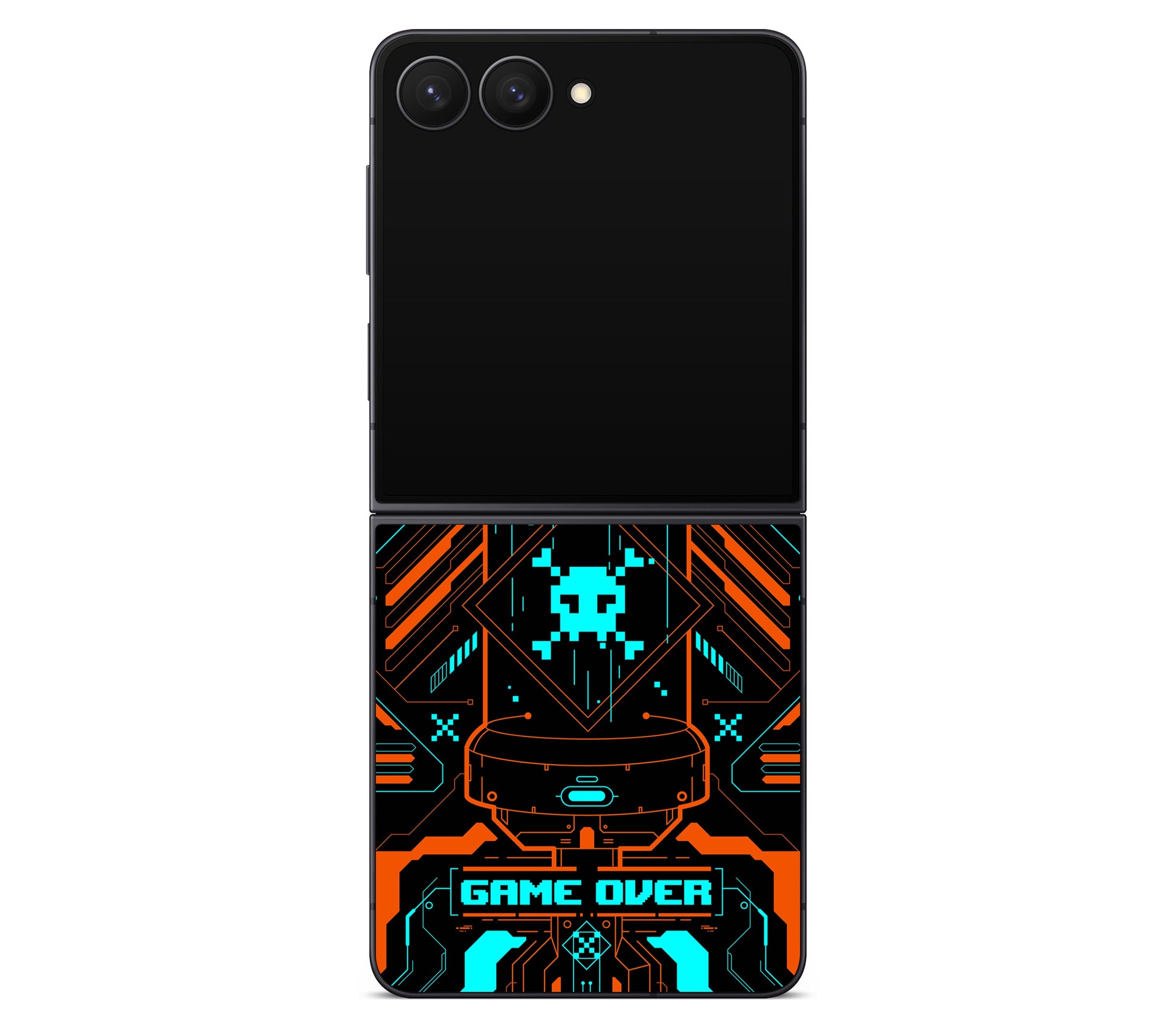 Galaxy Z Flip 8 skin, Fatal Error, back skin