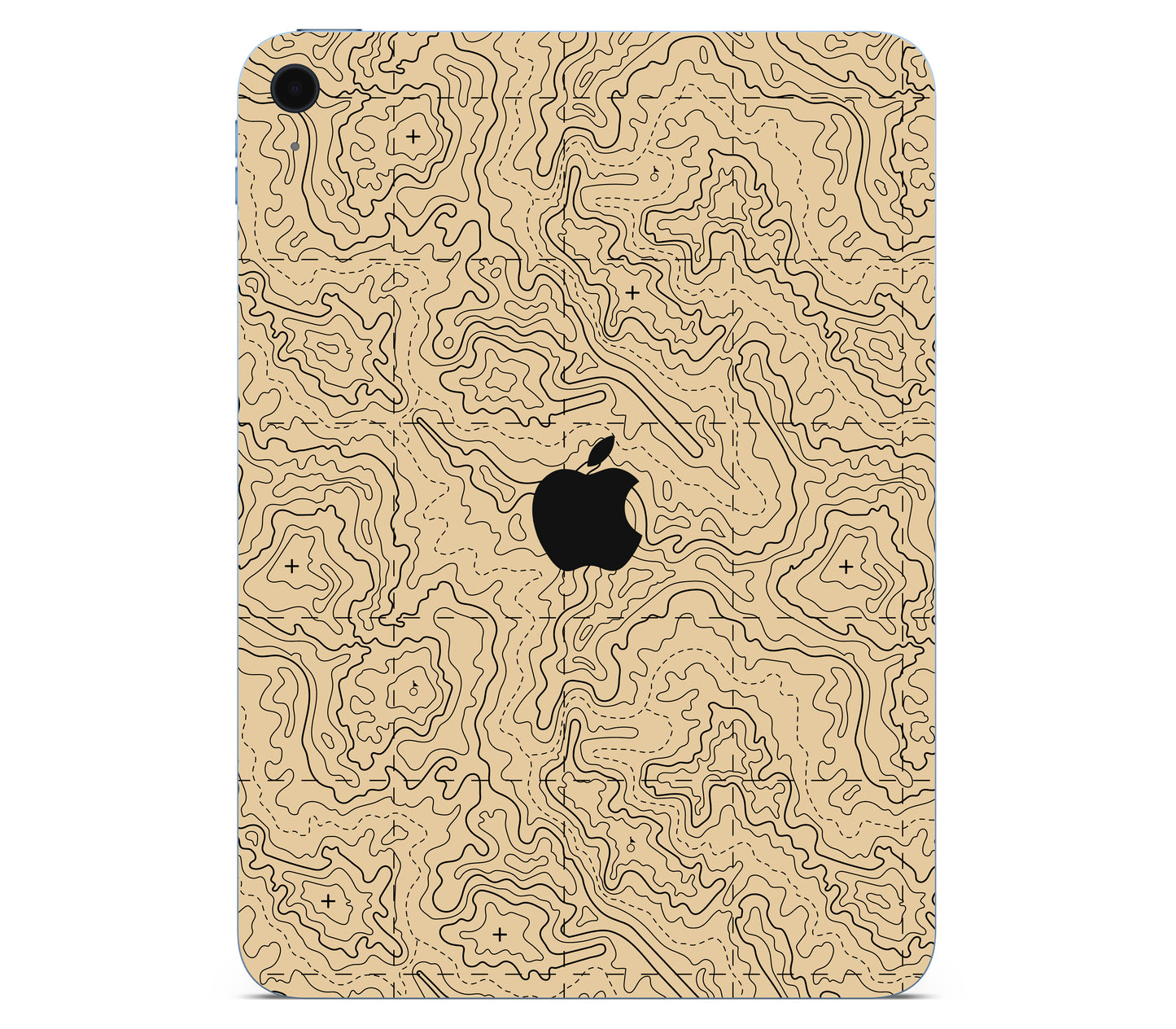 iPad 10.9" (2022, Gen 10) skin, Lockdown (Sandline), back skin with logo cutout