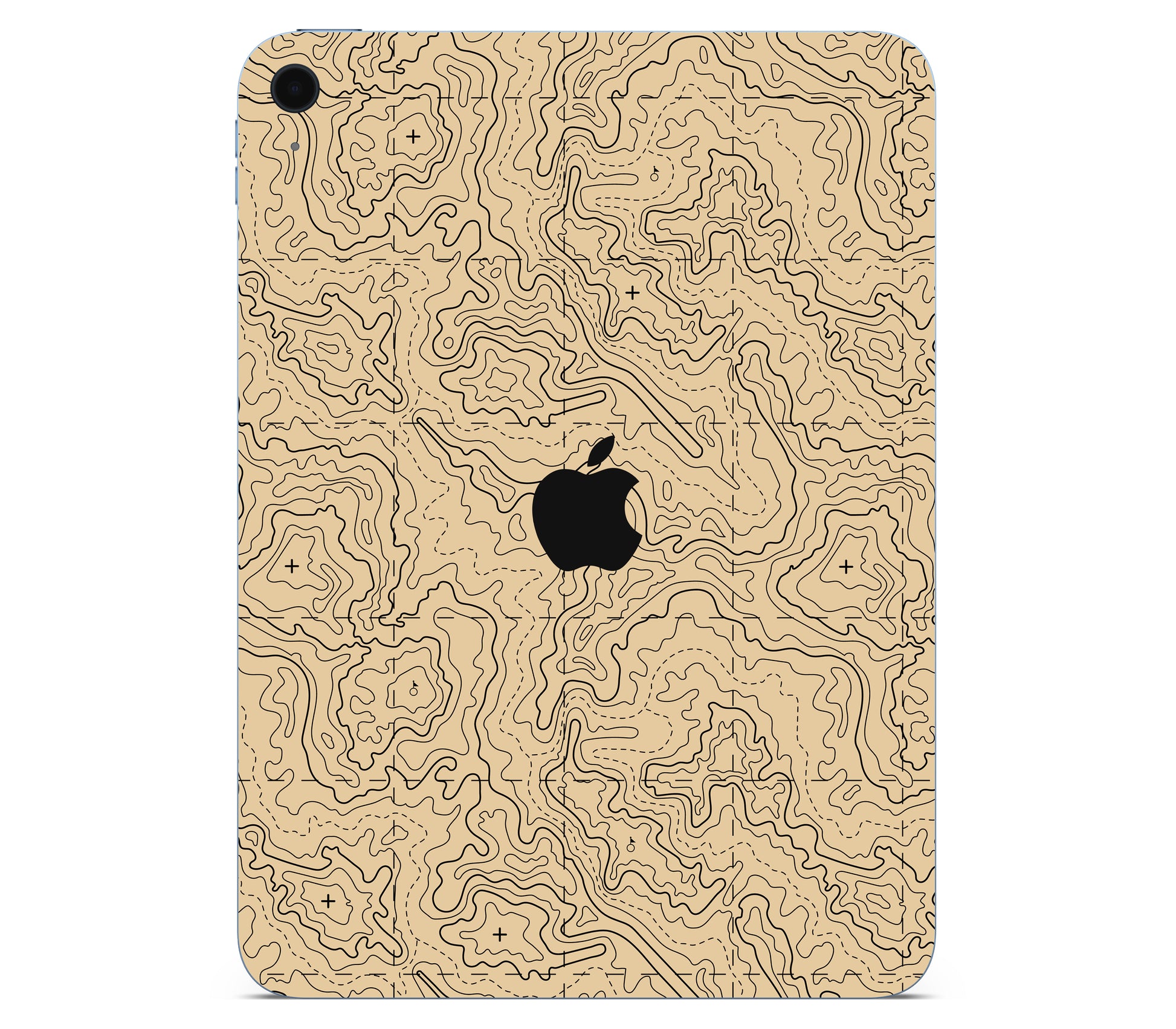 iPad 10.9" (2022, Gen 10) skin, Lockdown (Sandline), back skin with logo cutout