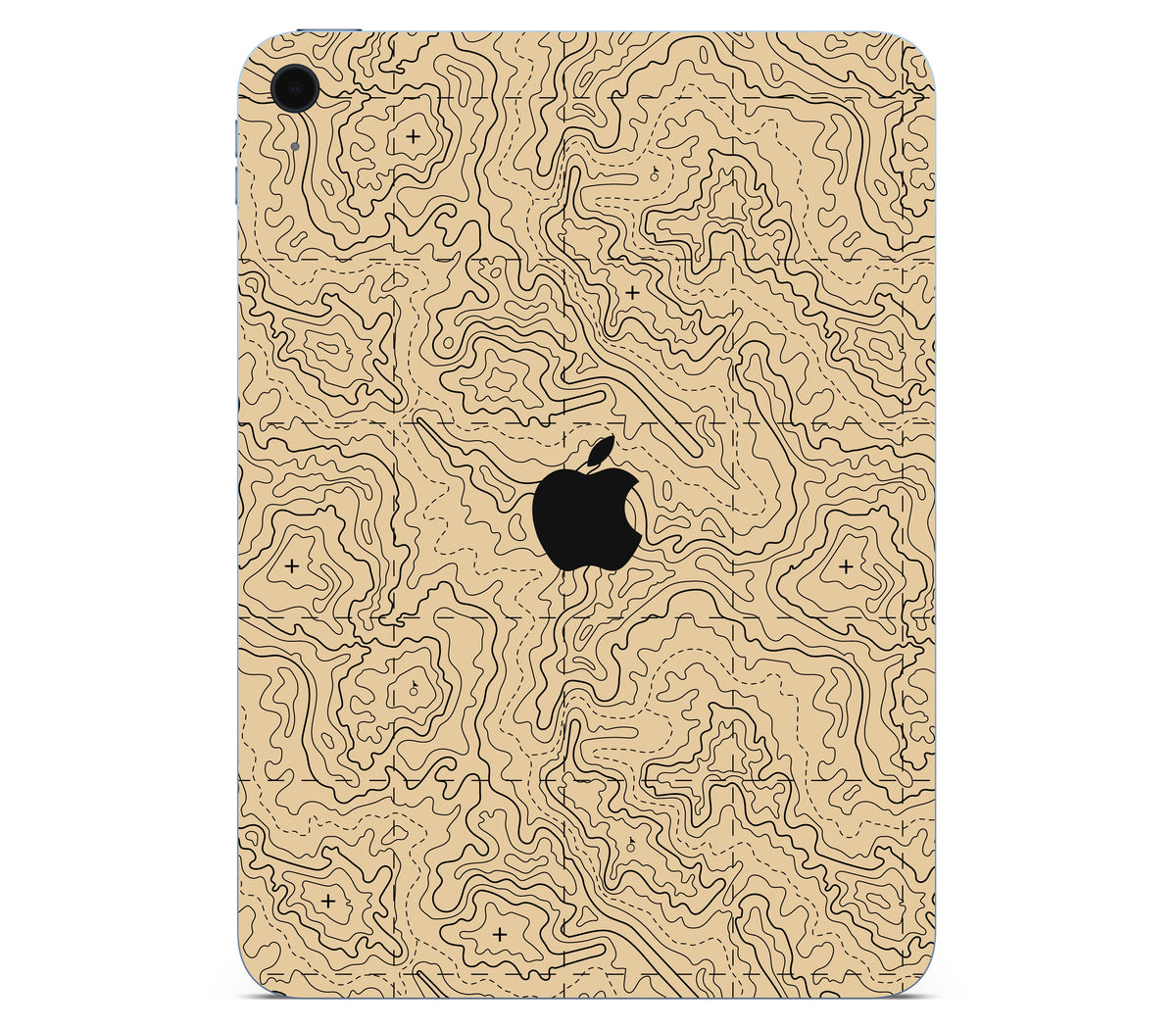 iPad 10.9" (2025, Gen 11) skin, Lockdown (Sandline), back skin with logo cutout