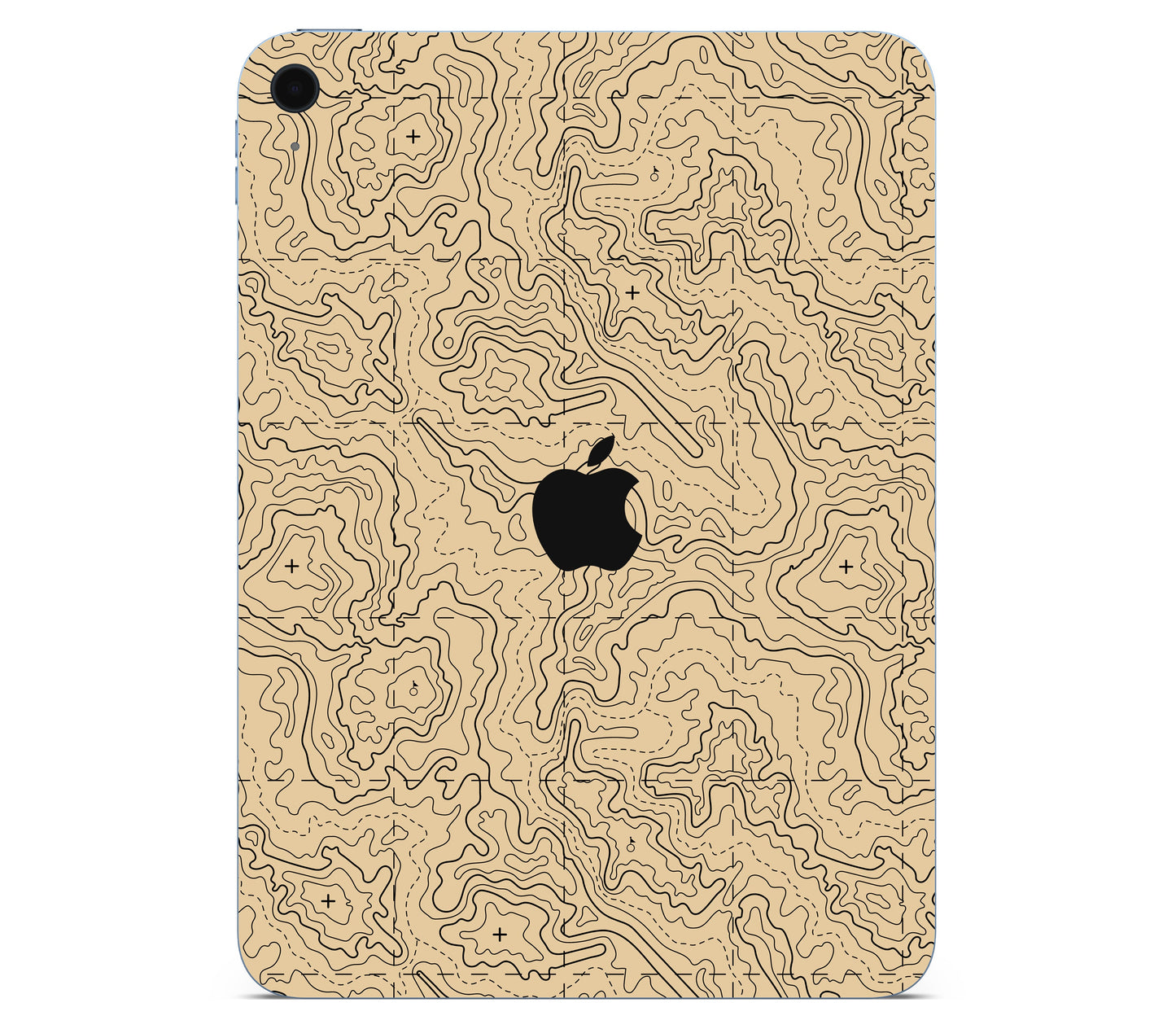 iPad 10.9" (2025, Gen 11) skin, Lockdown (Sandline), back skin with logo cutout