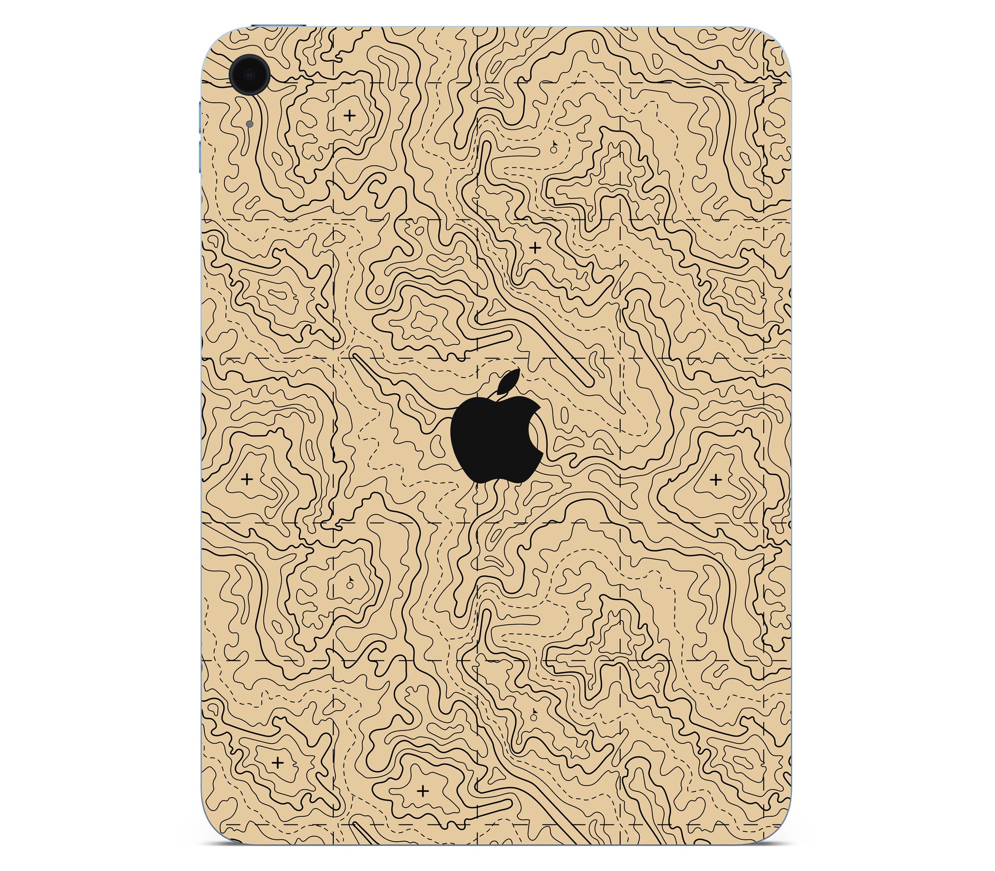 iPad 10.9" (2025, Gen 11) skin, Lockdown (Sandline), back skin with logo cutout