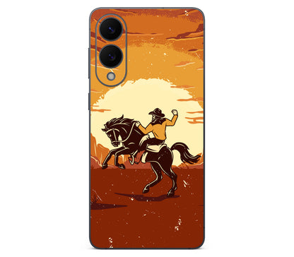 Galaxy S25 Edge skin, Cowboy, back skin