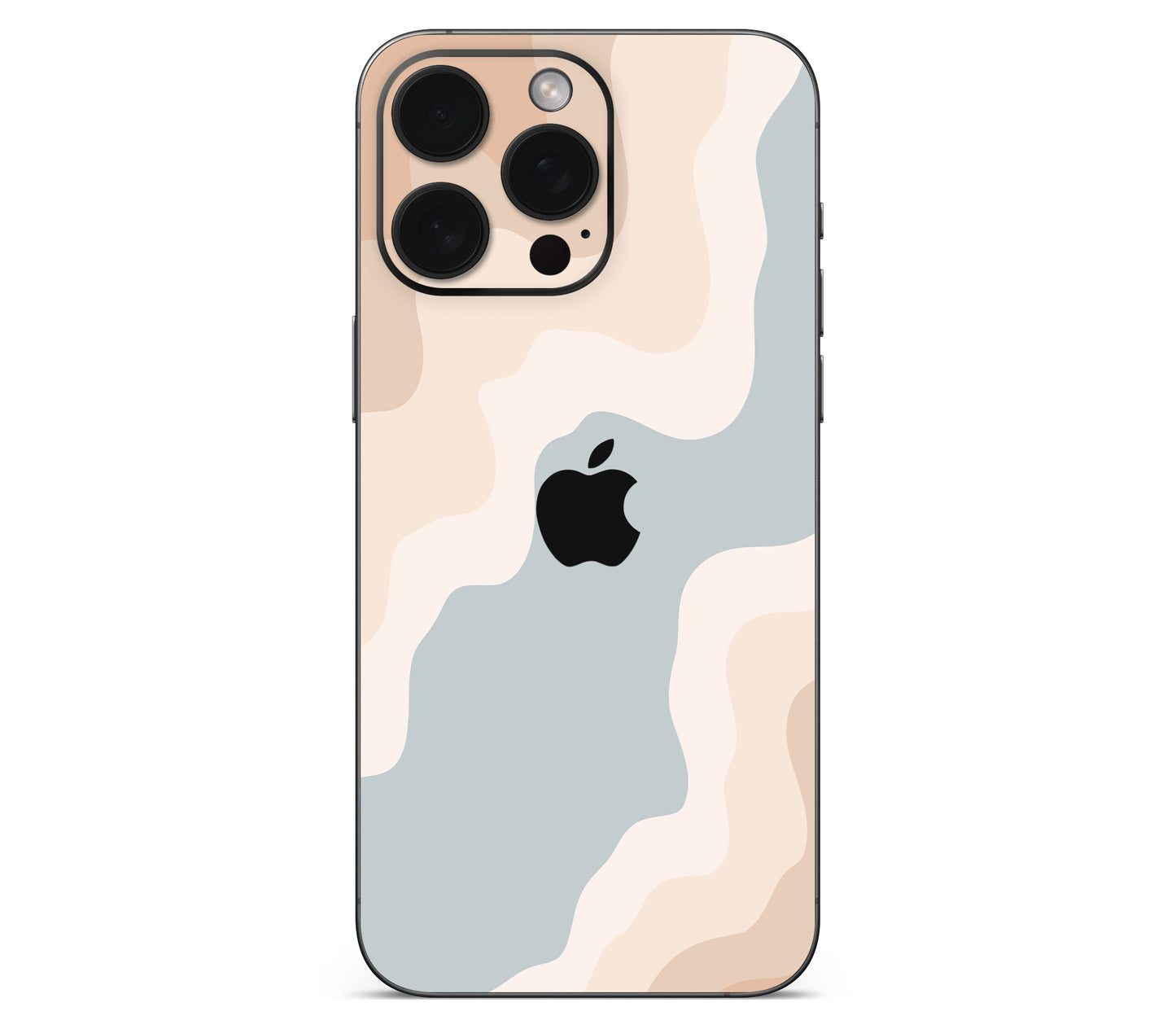 iPhone 15 Pro Max skin, Drift (Haze), back skin with logo cutout