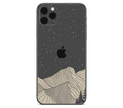 iPhone 11 Pro Max skin, Nightline, back skin with logo cutout