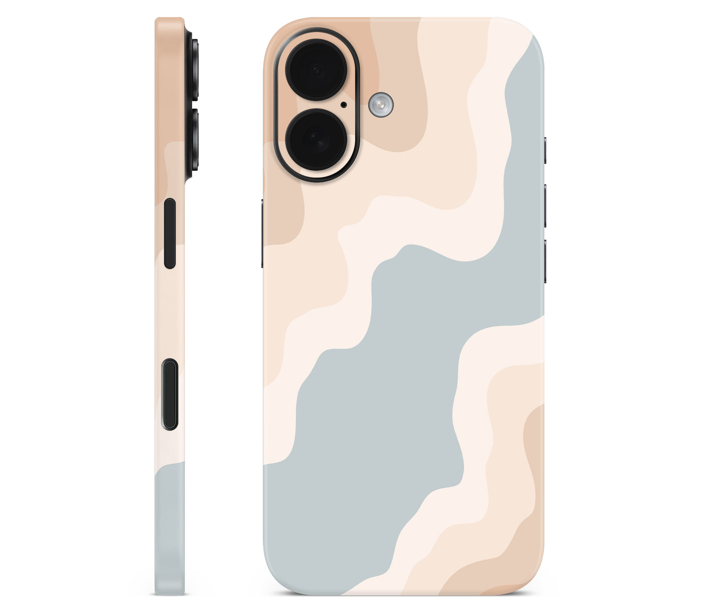 iPhone 16 Plus skin, Drift (Haze), full wrap without logo cutout