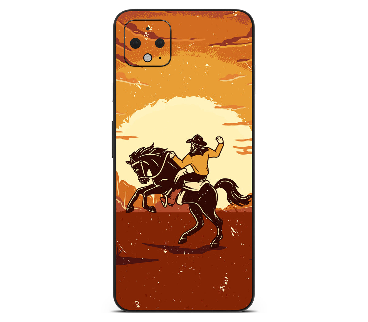 Google Pixel 4 XL skin, Cowboy, back skin