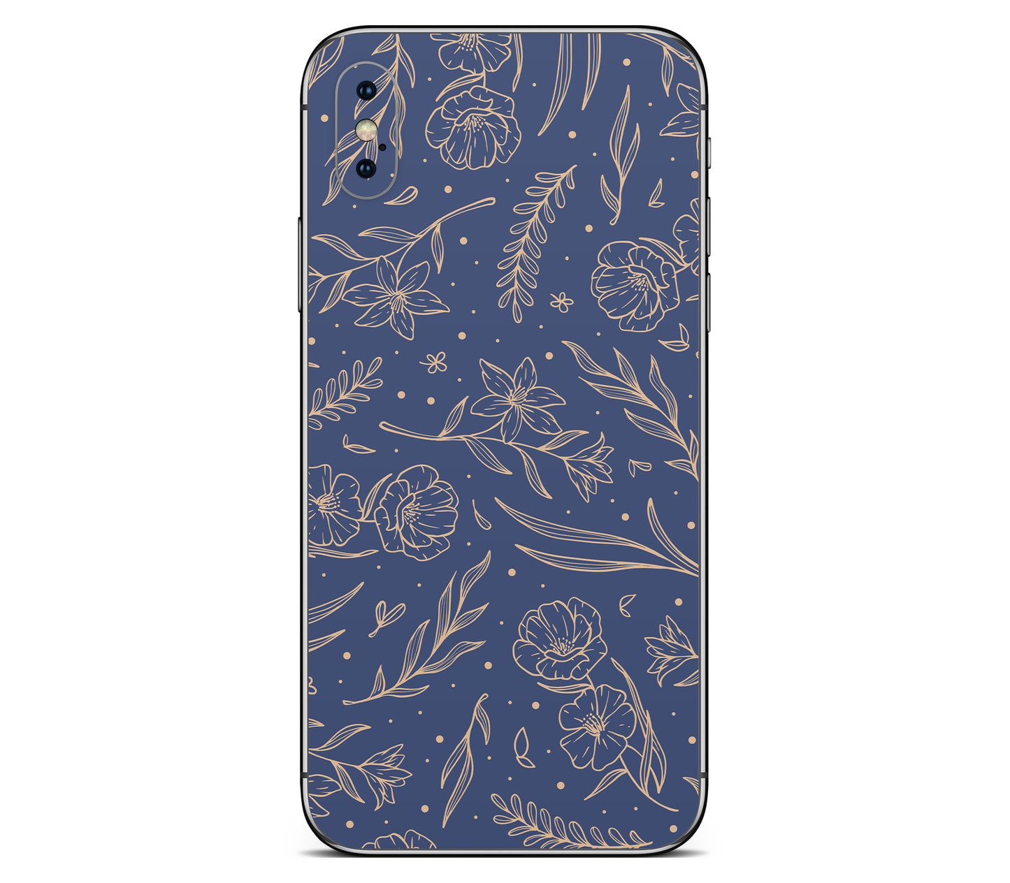 iPhone X skin, Twilight, back skin without logo cutout