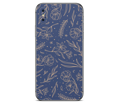 iPhone X skin, Twilight, back skin without logo cutout