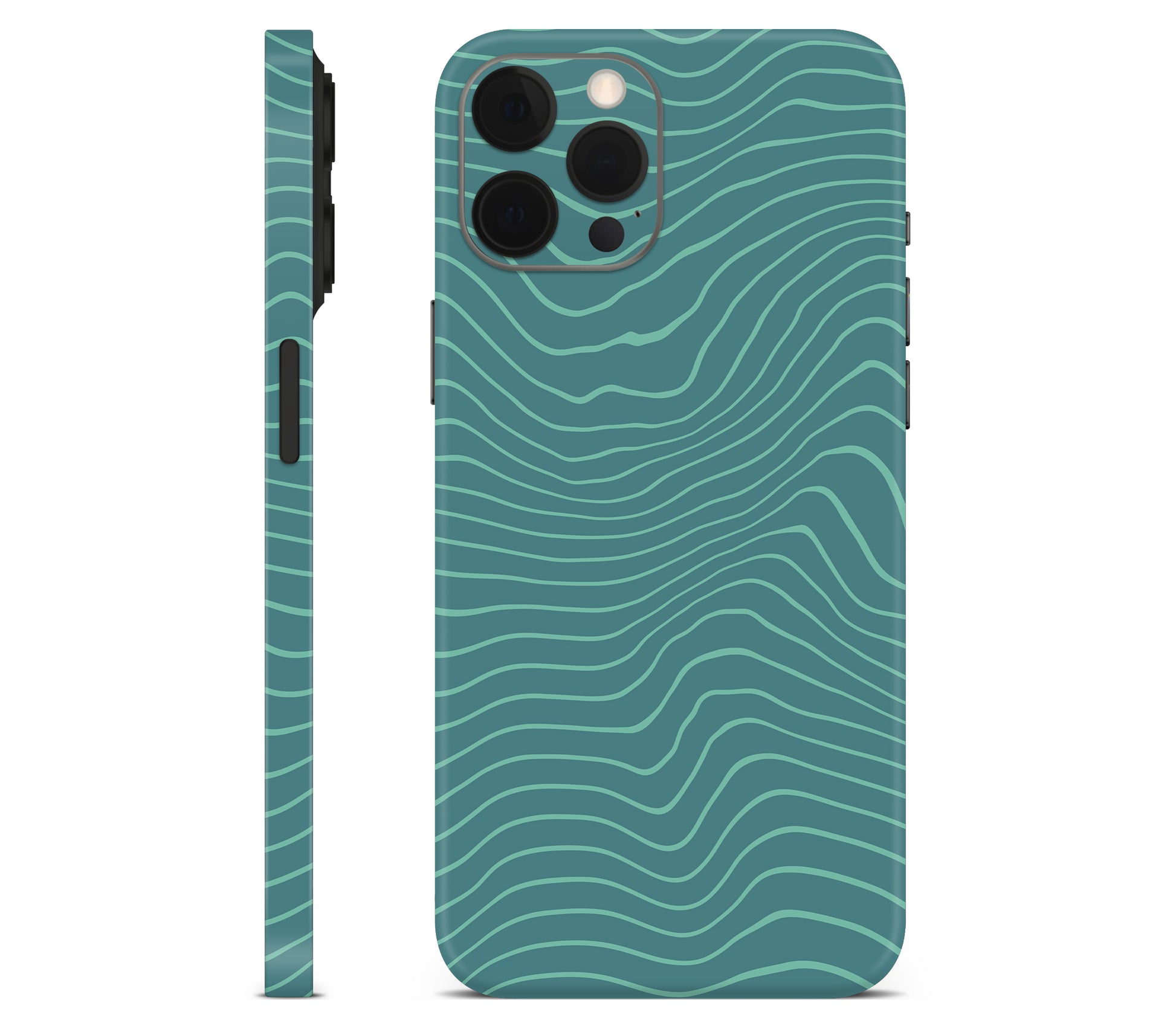 iPhone 12 Pro Max skin, Tide, full wrap without logo cutout