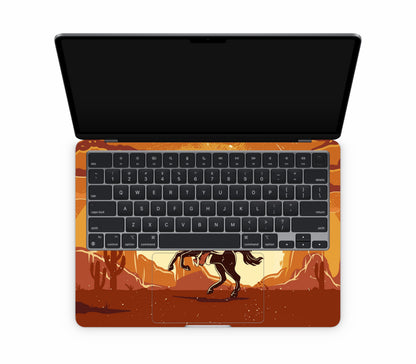 MacBook Air 13" (2025, M4) skin, Cowboy, inside skin