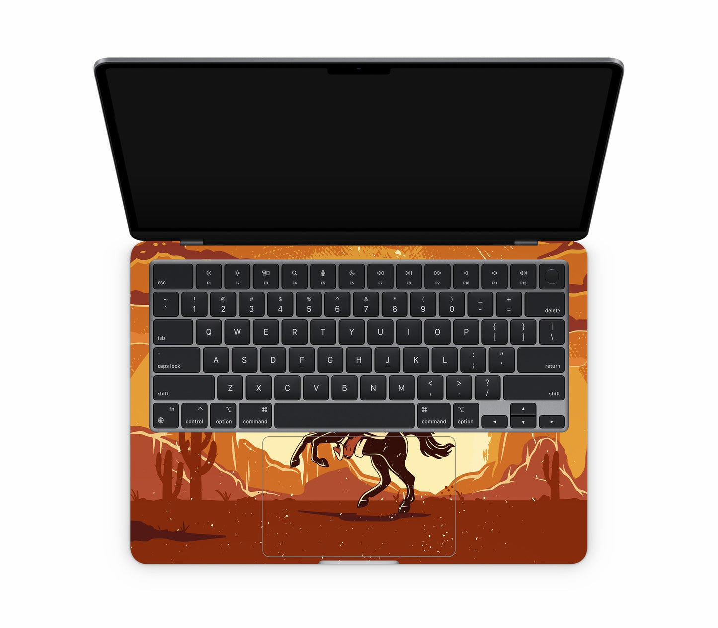 MacBook Air 13" (2025, M4) skin, Cowboy, inside skin