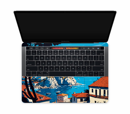 MacBook Pro 13" (2016-2019) Touch Bar skin, Coastal Clouds, inside skin