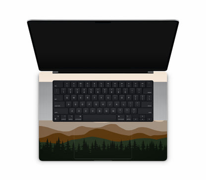 MacBook Pro 16" (2021, M1) skin, Sierra Dusk, inside skin