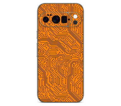 Google Pixel 11 Pro skin, Pulse Grid, full wrap skin