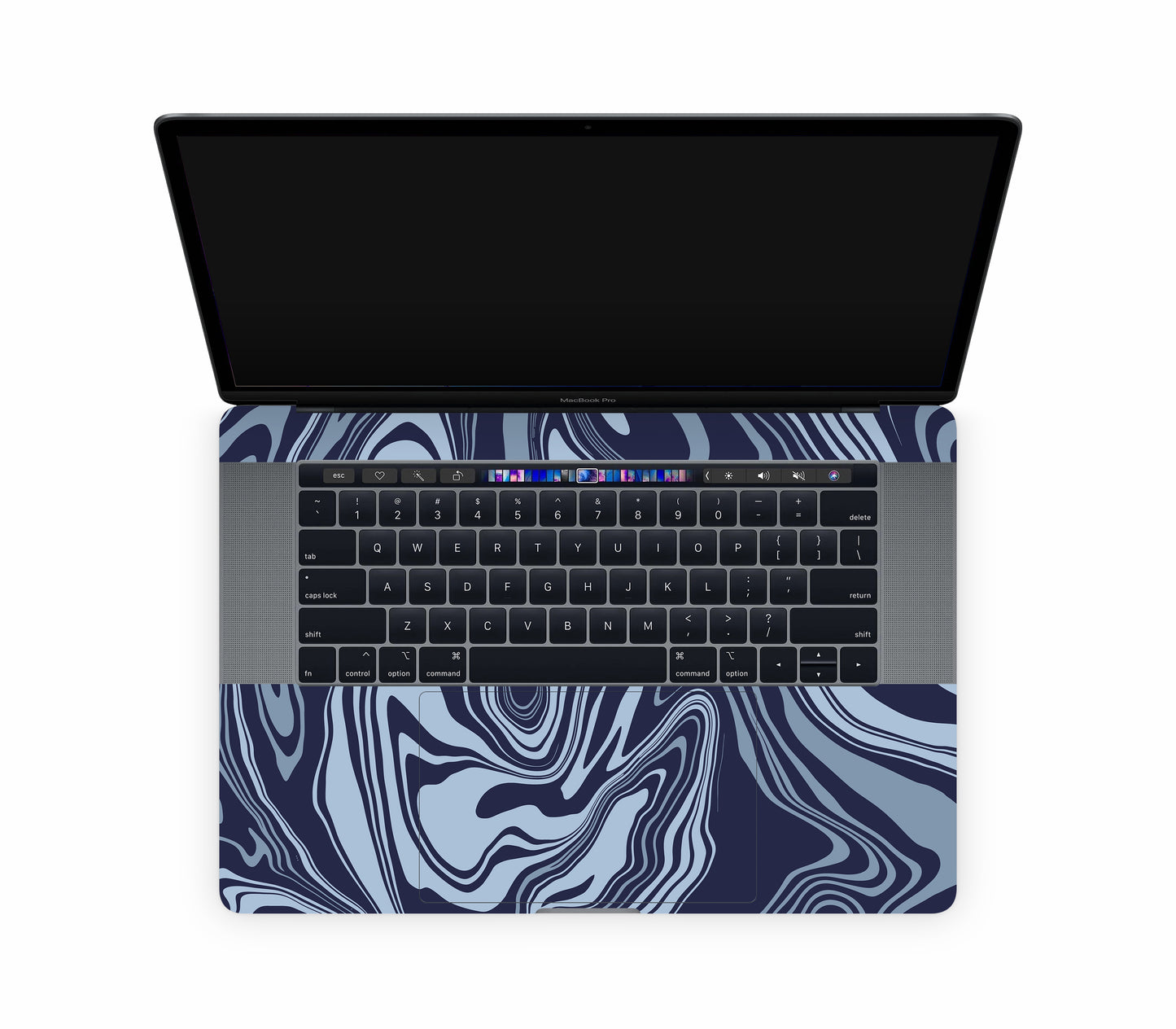 MacBook Pro 15" (2019, Touch Bar) skin, Vertigo (Blur), inside skin