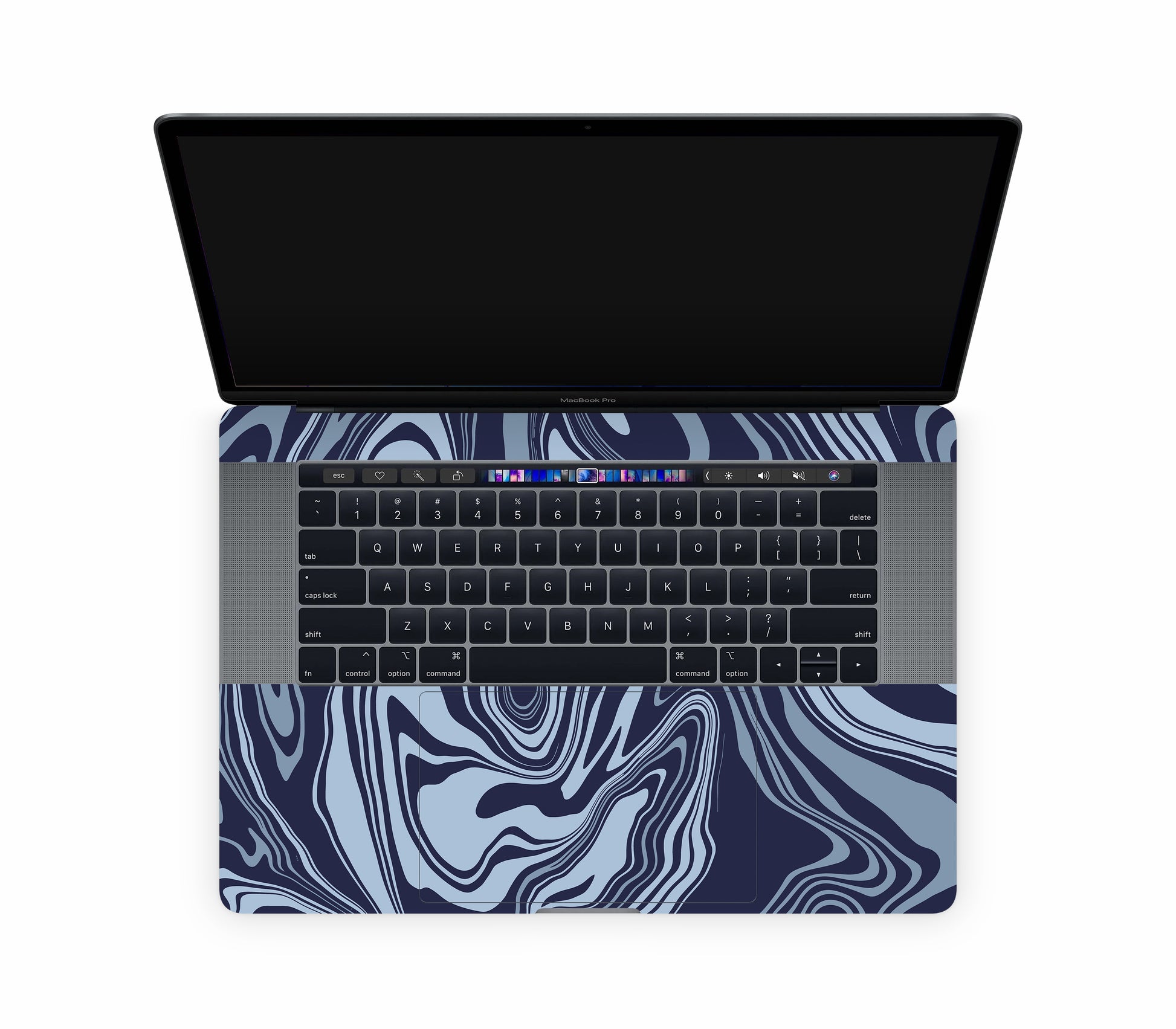 MacBook Pro 15" (2019, Touch Bar) skin, Vertigo (Blur), inside skin