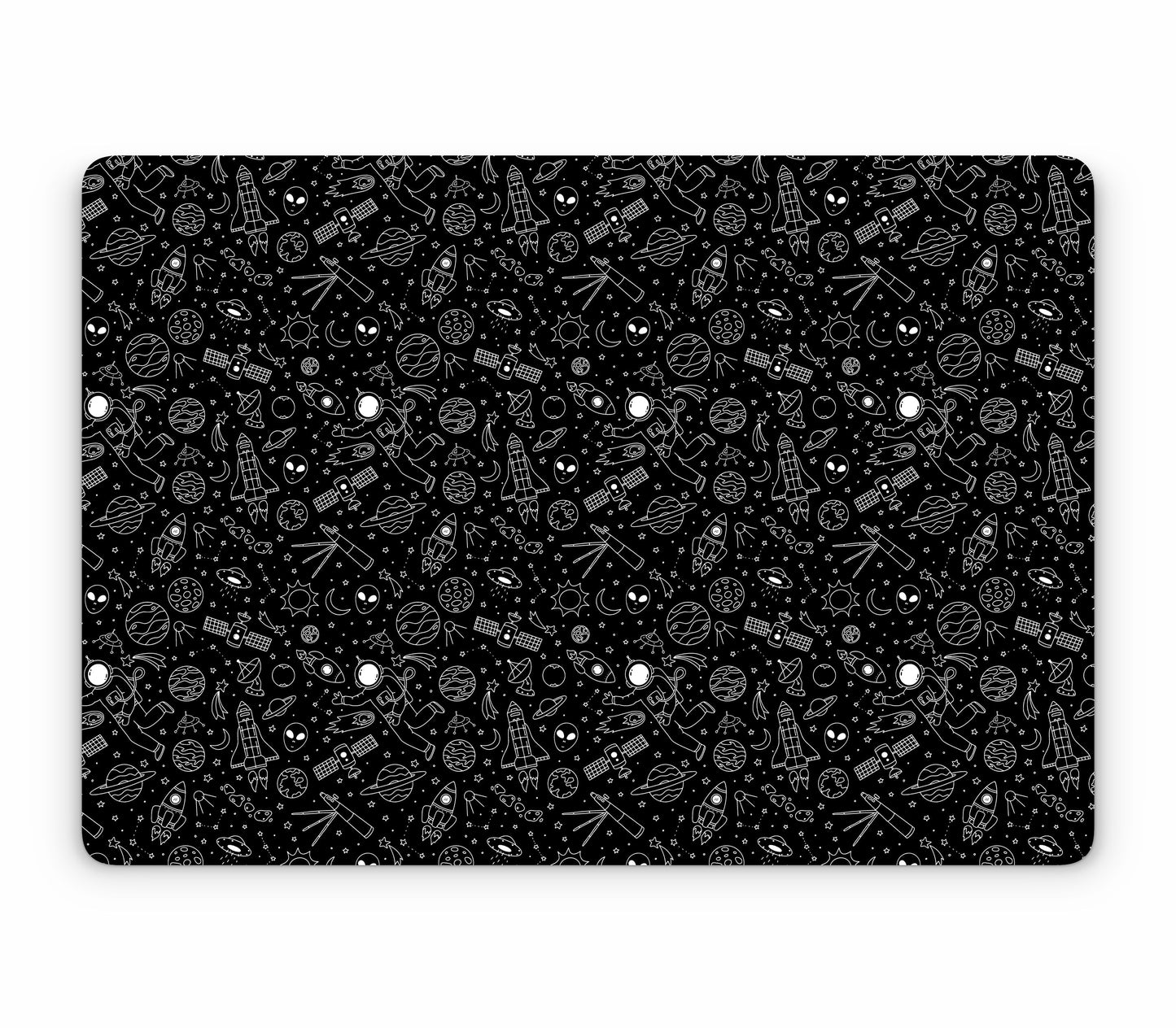 MacBook Air 15" (2025, M4) skin, Cygnus, top skin without logo cutout