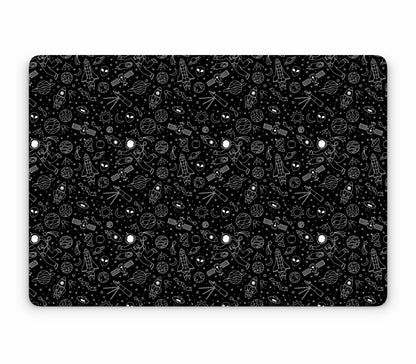 MacBook Air 15" (2025, M4) skin, Cygnus, top skin without logo cutout