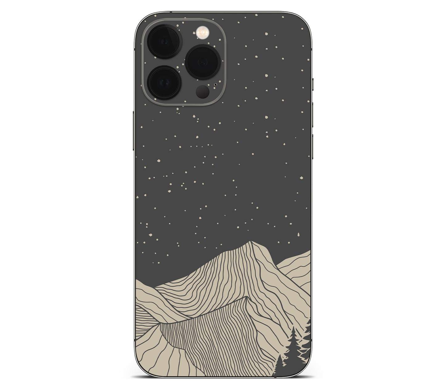 iPhone 13 Pro skin, Nightline, back skin without logo cutout