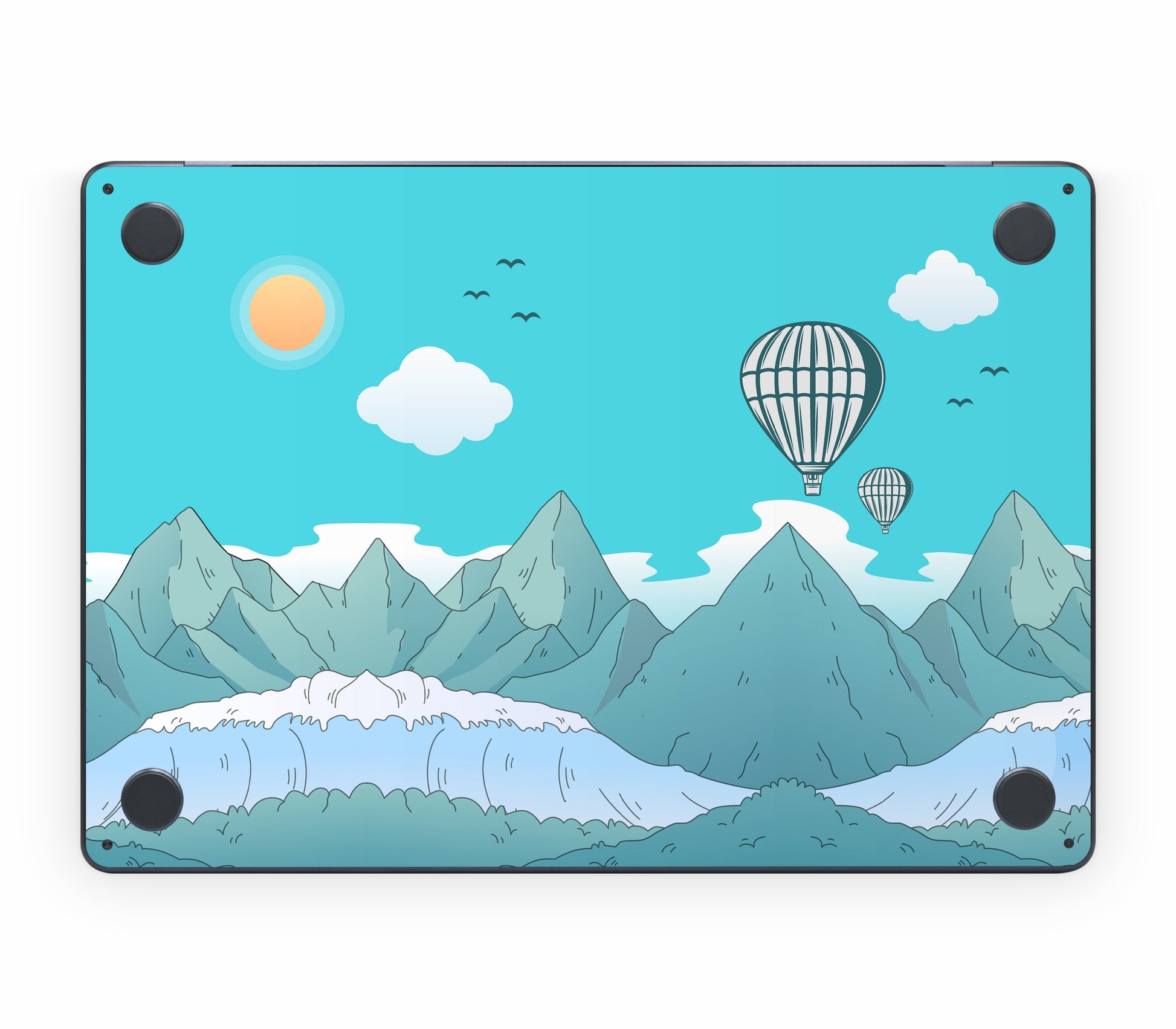 MacBook Air 13" (2025, M4) skin, Altitude Error, bottom skin