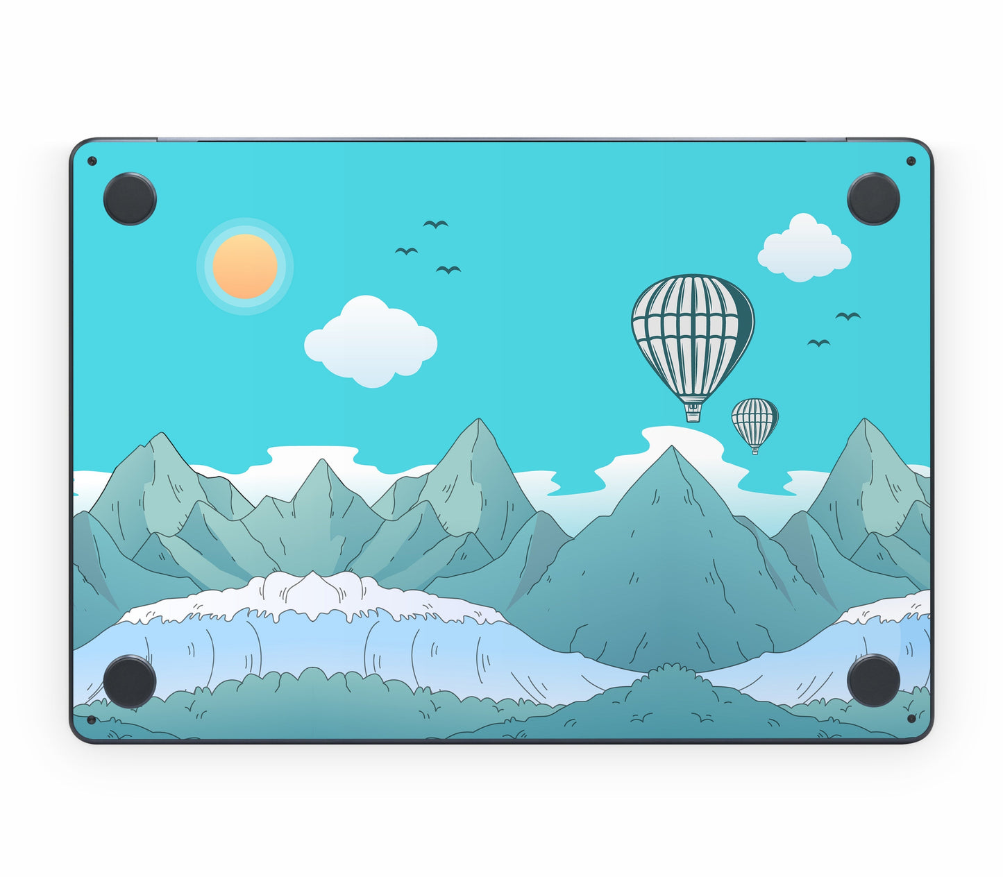 MacBook Air 13" (2025, M4) skin, Altitude Error, bottom skin