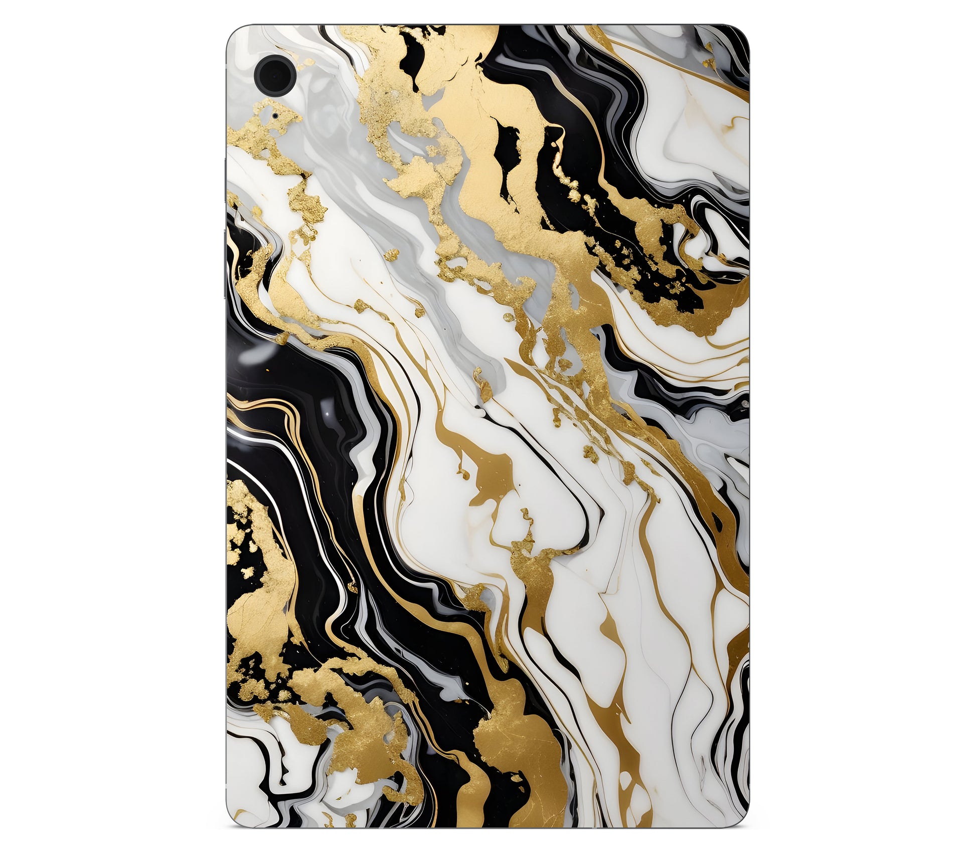 Galaxy Tab S10 FE Plus skin, Gold Flare, back skin