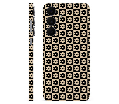 Galaxy S25 FE skin, Floral Grid, full wrap skin