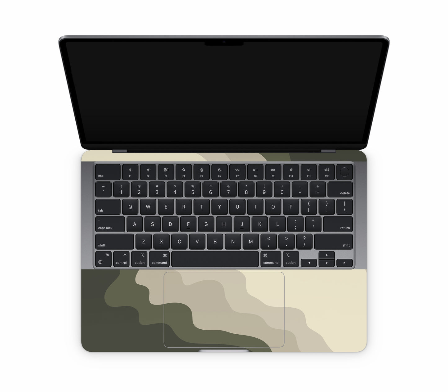 MacBook Air 13" (2026, M5) skin, Drift (Mirage), inside skin