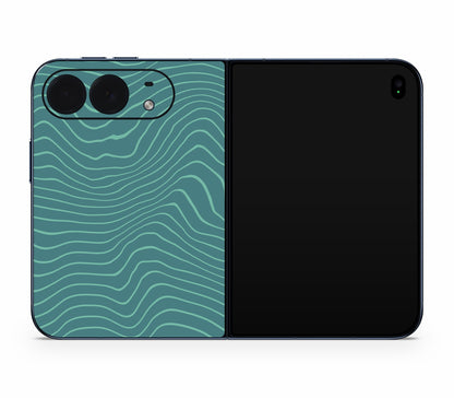 iPhone Duo skin, Tide, back skin without logo cutout