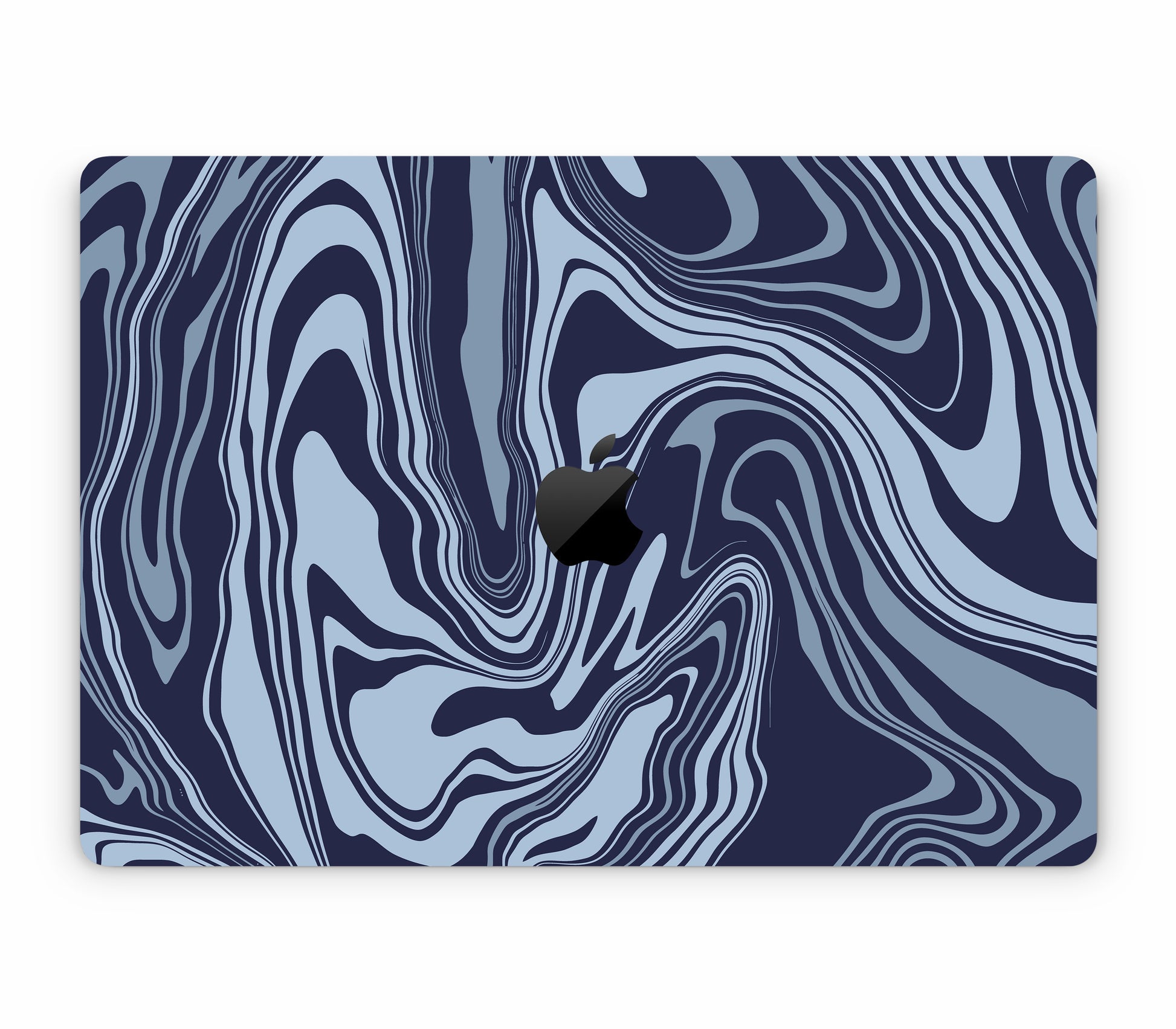 MacBook Pro 16" (2024, M4) skin, Vertigo (Blur), top skin with logo cutout