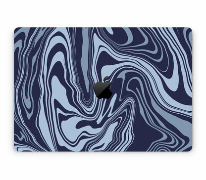 MacBook Pro 16" (2024, M4) skin, Vertigo (Blur), top skin with logo cutout