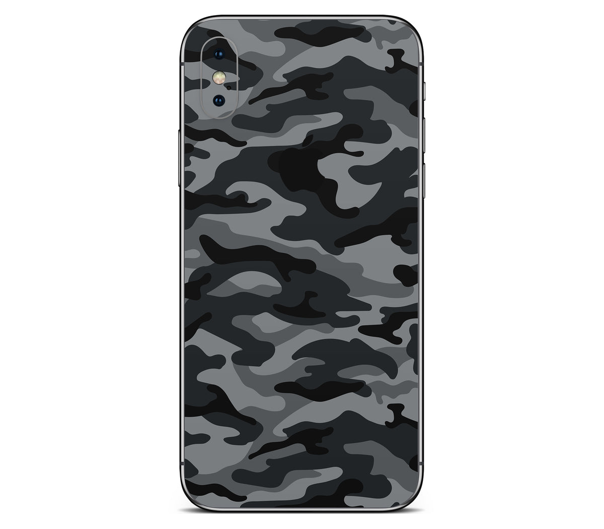 iPhone XS Max skin, Urban Camo, back skin with logo cutout