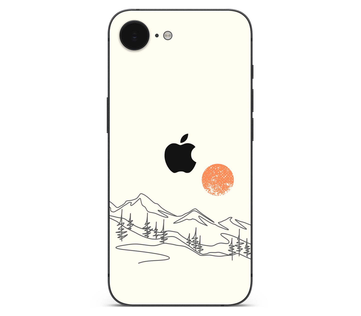 iPhone 16e skin, Offline, back skin with logo cutout