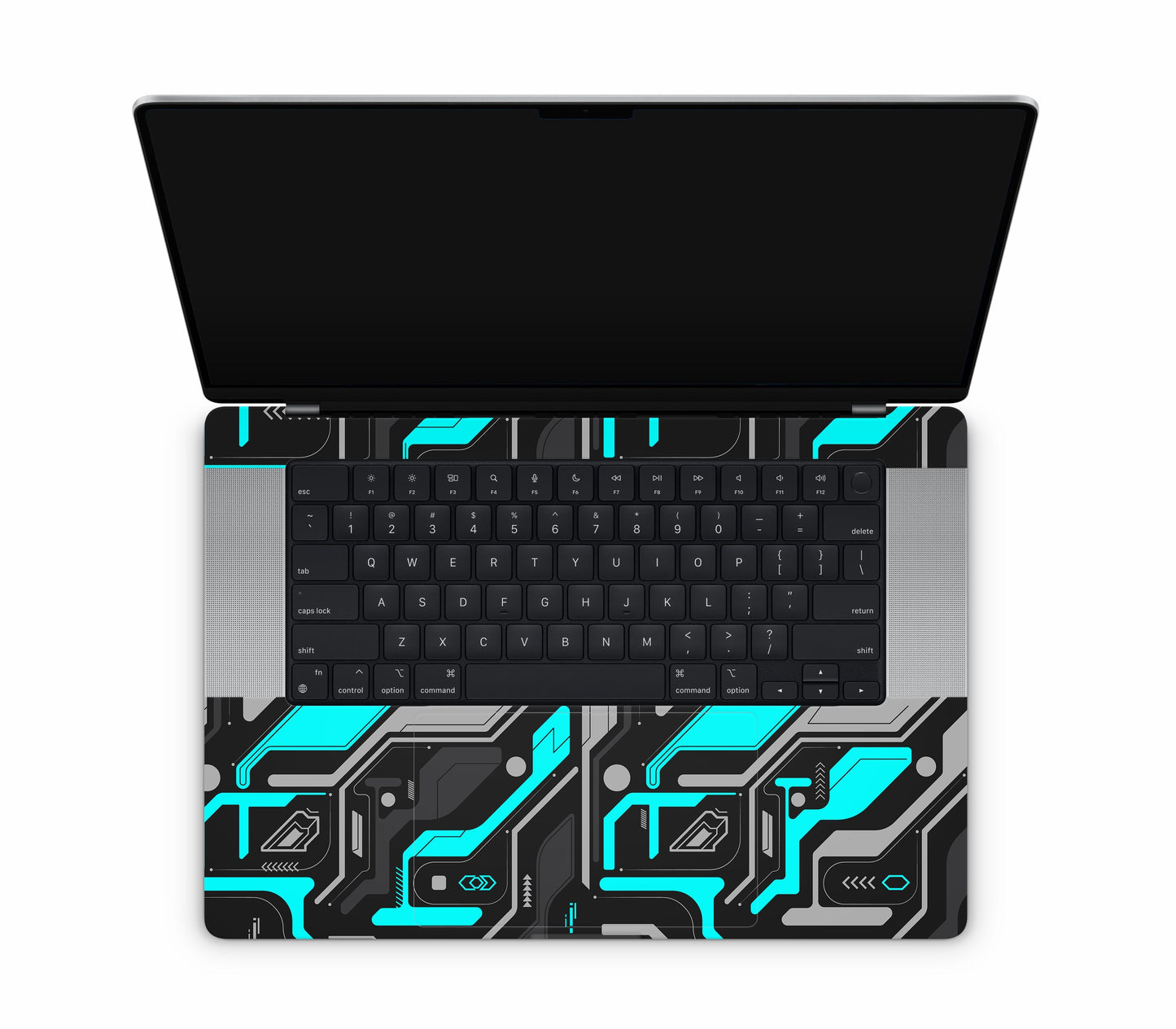 MacBook Pro 16" (2024, M4) skin, Code Rot (Glitch), inside skin