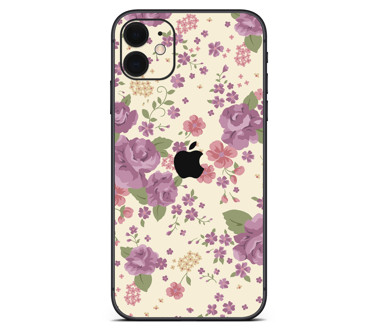 iPhone 11 skin, Lilac, back skin with logo cutout