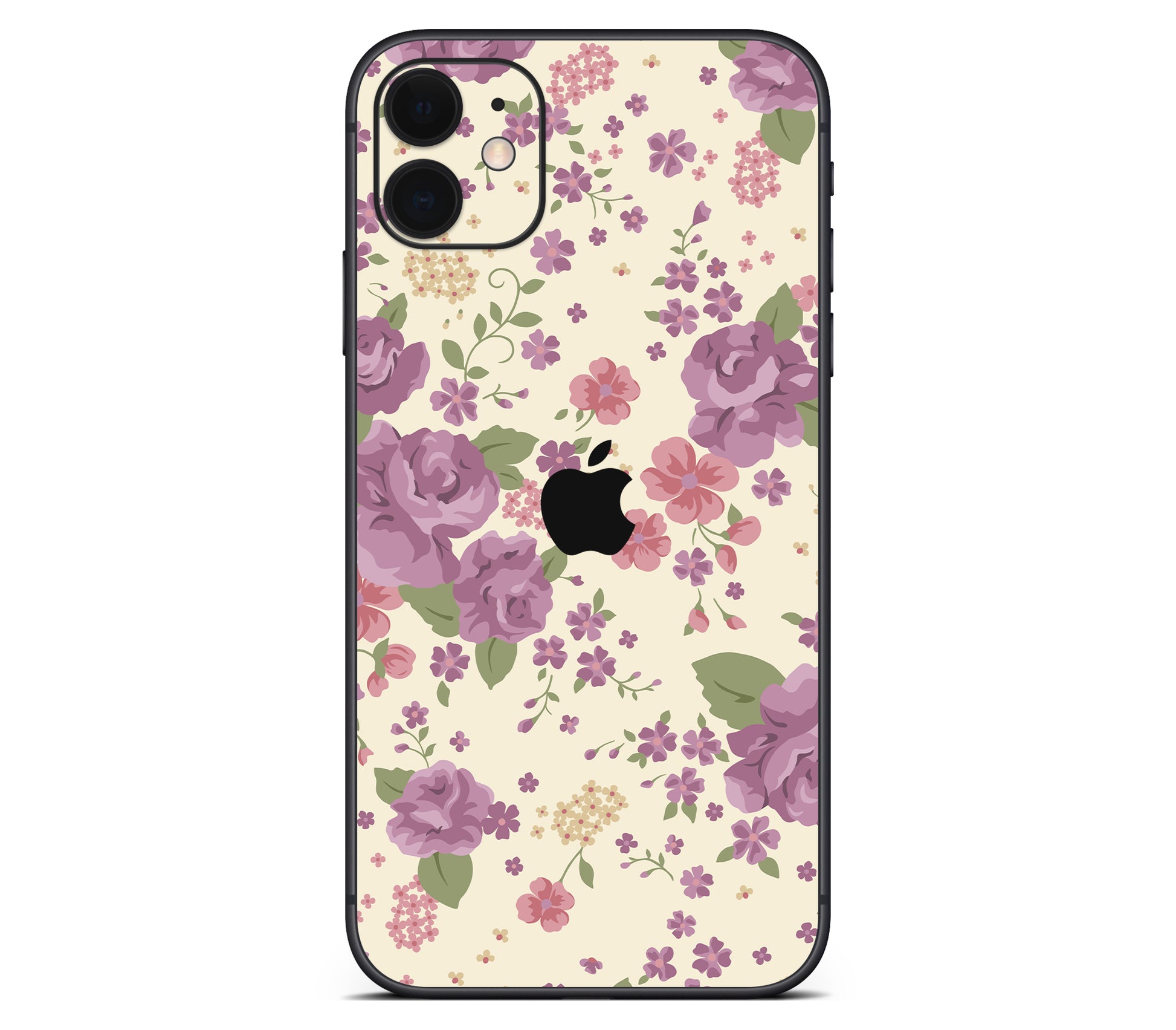 iPhone 11 skin, Lilac, back skin with logo cutout